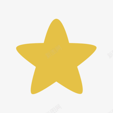 黄色五角星图标图标