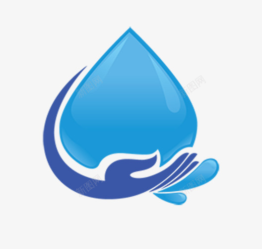 蓝色保护水资源图案png免抠素材_88icon https://88icon.com 世界水日 保护 卡通 手心 手掌 手绘 水资源 节水 蓝色