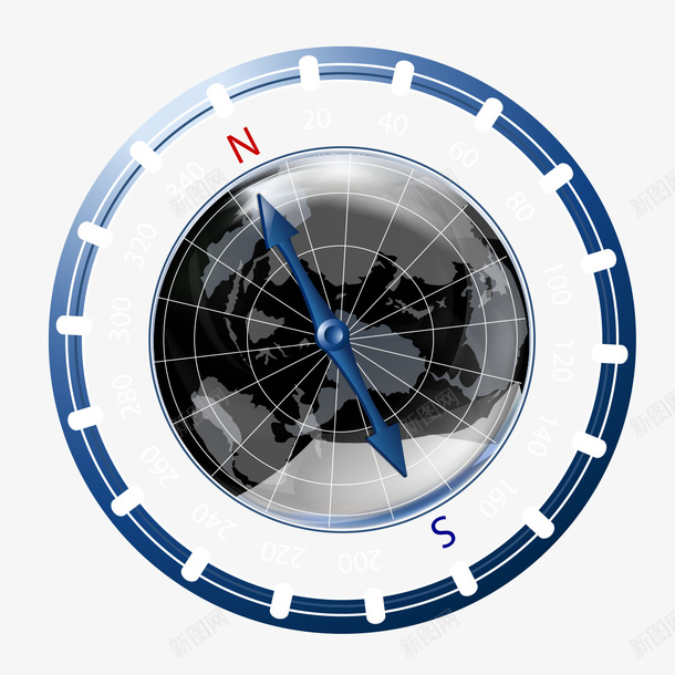 圆形指南针png免抠素材_88icon https://88icon.com 圆形 指南针 方向