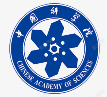 logo中国科学院蓝色标志图标图标