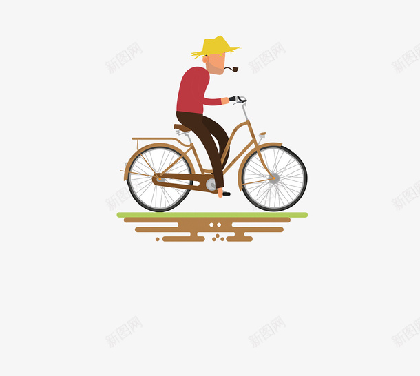 自行车骑手png免抠素材_88icon https://88icon.com 卡通 自行车 自行车骑手