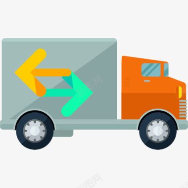 运动运输卡车图标图标