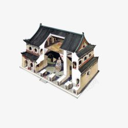 中国建筑水墨画素材