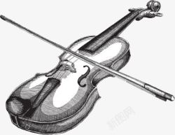 手绘大提琴素材