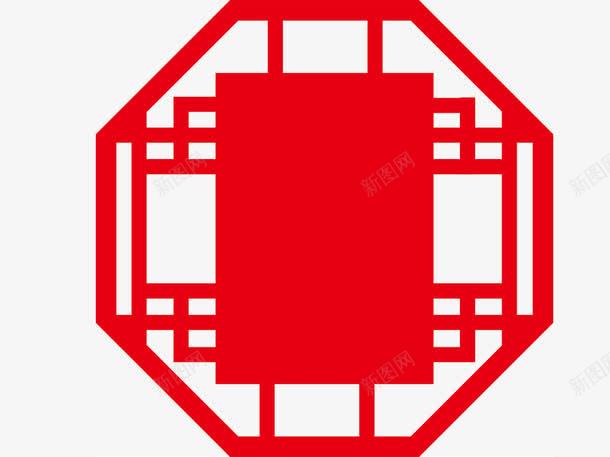 中国风窗户png免抠素材_88icon https://88icon.com 中国风 古老建筑 复古 窗户 窗纸 红色的