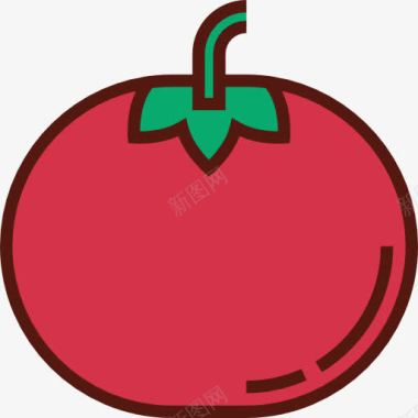 黑金刚水果免抠番茄图标图标