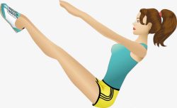 做瑜伽的人素材