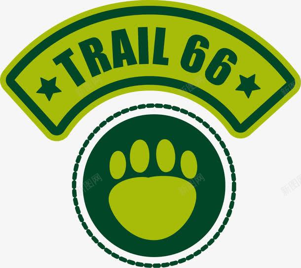 卡通绿色追踪标牌png免抠素材_88icon https://88icon.com 卡通标牌 卡通脚印 指示牌 标签 绿色 绿色追踪标牌 追踪