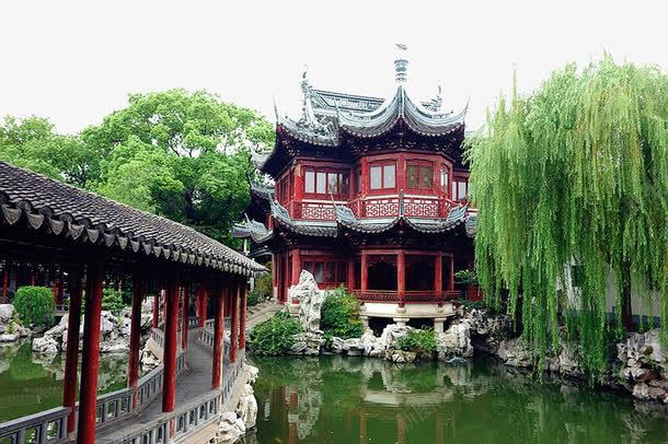 上海古镇建筑三png免抠素材_88icon https://88icon.com 名胜古迹 城市现代上海 旅游风景 著名建筑