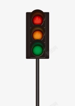 红停绿行红绿灯交通设施高清图片
