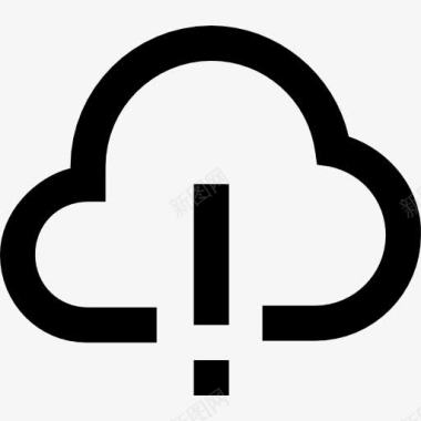 云存储云意识图标图标