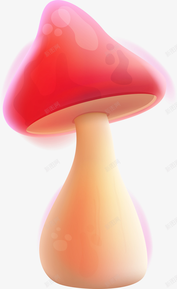 红色水彩蘑菇png免抠素材_88icon https://88icon.com 卡通蘑菇 植物 水彩香菇 清新蘑菇 红色蘑菇 装饰图案