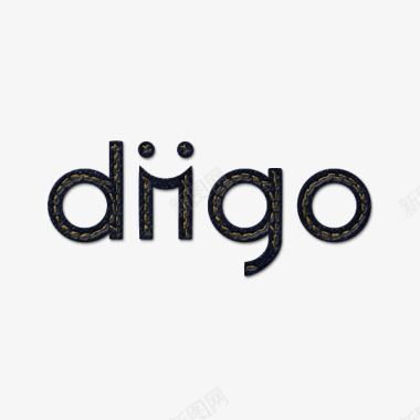 免抠牛牛仔琼社会Diigo标志蓝色牛图标图标