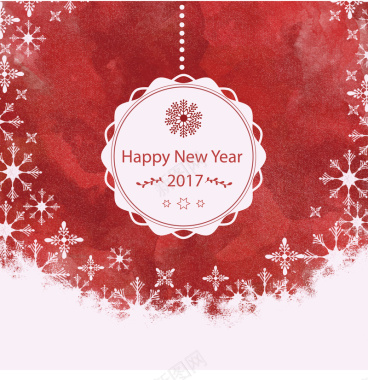 2017新年海报背景矢量图背景