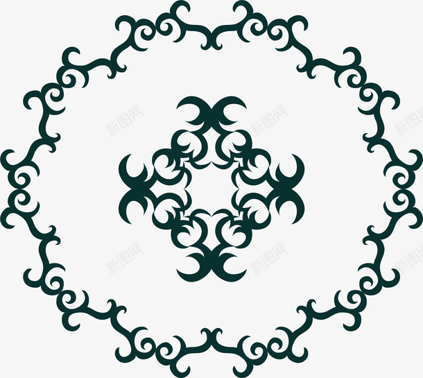 花纹装饰图案png免抠素材_88icon https://88icon.com 中国风 免抠PNG 古典 圆形花纹 复古花纹 花纹边框