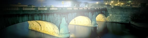 大桥夜景banner创意jpg设计背景_88icon https://88icon.com 夜景 朦胧 桥