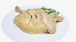 一盘白斩鸡素材