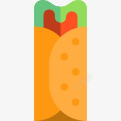 玉米饼Burrito图标高清图片