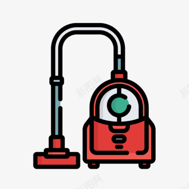 电器吸尘器清洁图标图标
