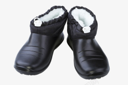 冬季黑色男士棉鞋素材