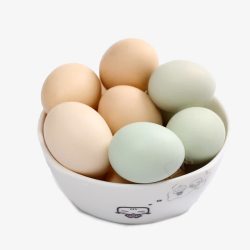 绿壳鸡蛋素材