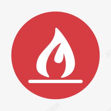 羽毛球运动宣传明火消防图标图标