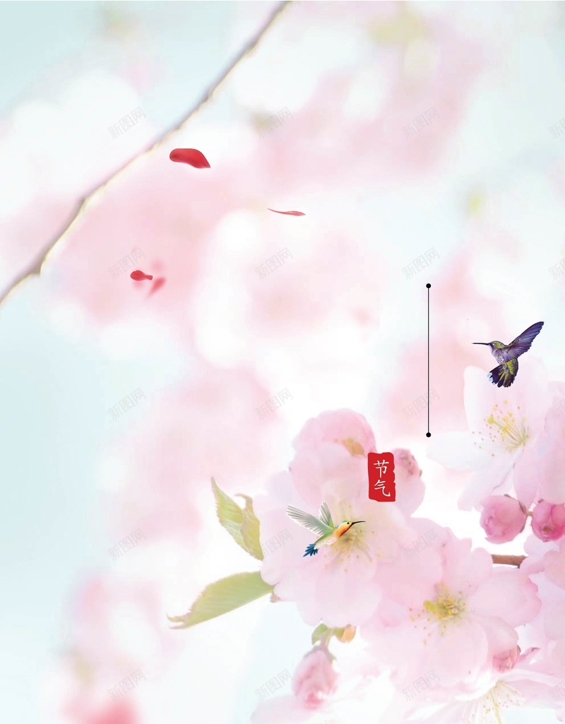 温馨浪漫桃花背景矢量图ai设计背景_88icon https://88icon.com AI 桃花 浪漫 海报 温暖 温馨 矢量图 粉色 素材 高清背景图