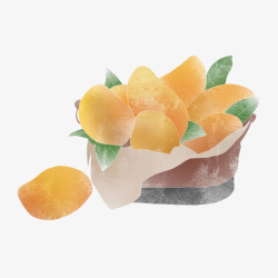 美味水果枇杷果元素素材