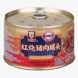 梅林红烧猪肉罐头素材