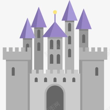 幻想世界城堡图标图标