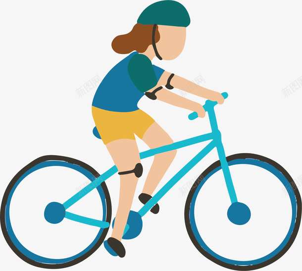 全民运动骑车的人矢量图ai免抠素材_88icon https://88icon.com 健身 矢量png 运动 运动健身 骑车 骑车的人 矢量图