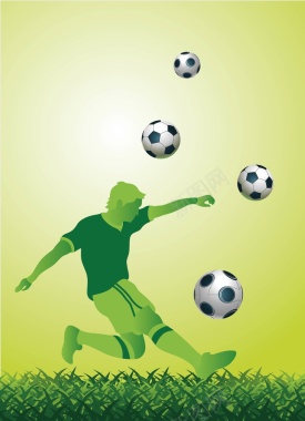 矢量手绘足球运动比赛背景背景