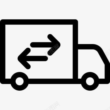 送货卡车卡车图标图标
