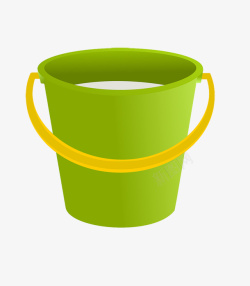 绿色水桶一个绿色水桶矢量图高清图片
