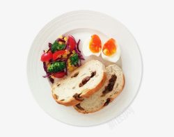 溏心蛋营养早餐高清图片