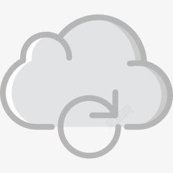 同步数据云计算图标高清图片