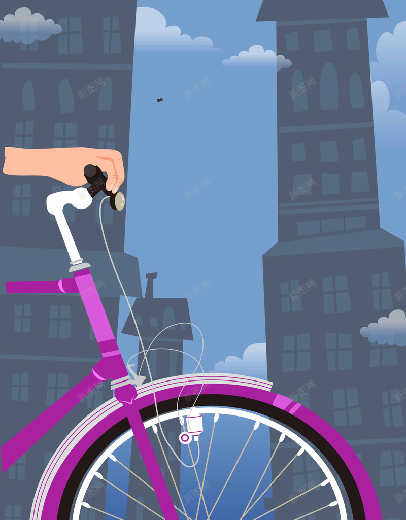 城市共享单车海报背景矢量图ai设计背景_88icon https://88icon.com 共 剪影 单车 单车剪影 城市 城市共享单车海报 对话框 建筑 扁平化 活动 海报 矢量 矢量图 自行车