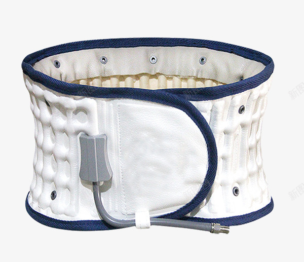 腰医生腰椎间盘牵引器护腰png免抠素材_88icon https://88icon.com 产品实物 减轻腰椎间盘 气压牵引 白色