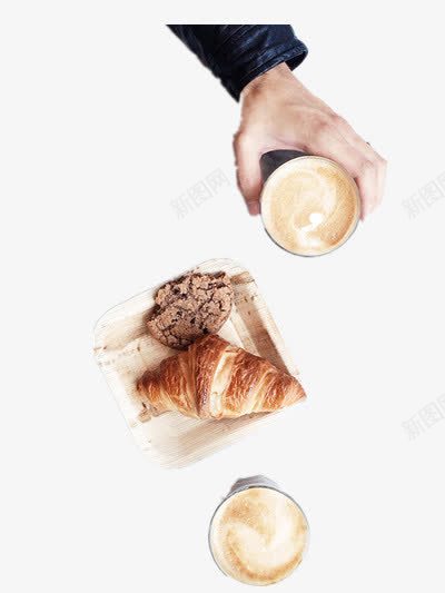 美味下午茶png免抠素材_88icon https://88icon.com 咖啡 美食 面包 食物