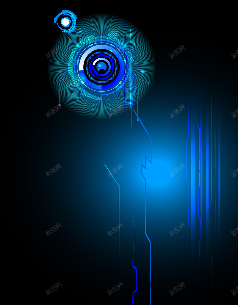 时尚创意梦幻蓝色科技背景矢量图ai设计背景_88icon https://88icon.com 信息科技 创意背景 抽象背景 时尚背景 梦幻背景 矢量素材 科技背景 蓝色科技 装饰元素 矢量图