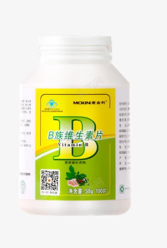 麦金利B族维生素片png免抠素材_88icon https://88icon.com 产品实物 保健品 养生 营养品 麦金利B族维生素片