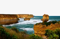 澳洲十二使徒岩风景图素材