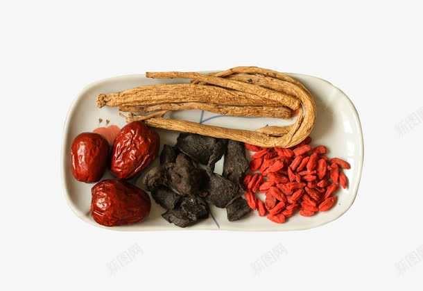 滋补中药食材png免抠素材_88icon https://88icon.com 中药 党参 当归 枸杞 滋补 红枣 食材
