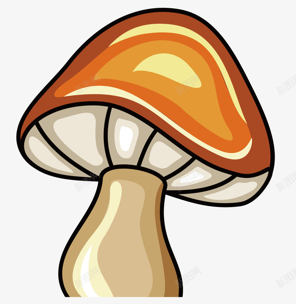 卡通蘑菇矢量图ai免抠素材_88icon https://88icon.com 卡通 卡通食材 手绘 美味 蔬菜 蘑菇 食材 食物 矢量图