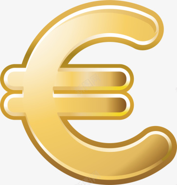 金色货币插画符号金融赚钱插画矢量图图标图标