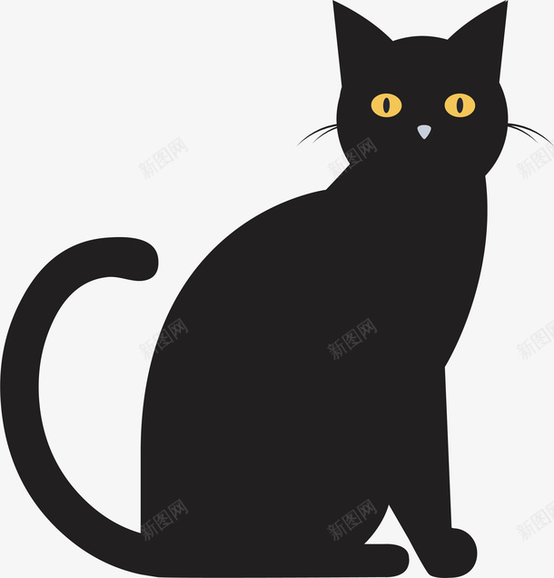 灵异黑猫矢量图ai免抠素材_88icon https://88icon.com 一只黑猫 伸懒腰黑猫 灵异 灵异万圣节 灵异黑猫 矢量png 矢量图 黑猫 黑猫简笔画 黑猫背影