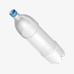 透明塑料瓶子素材