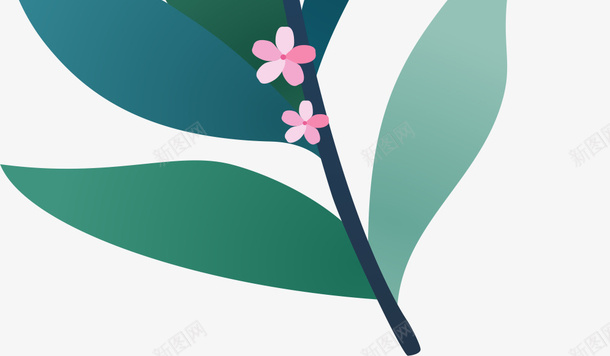 春天花草植物png免抠素材_88icon https://88icon.com 插画 春天 植物 花草