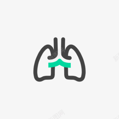 呼吸科图标图标