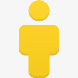 黄色用户用户黄色图标高清图片